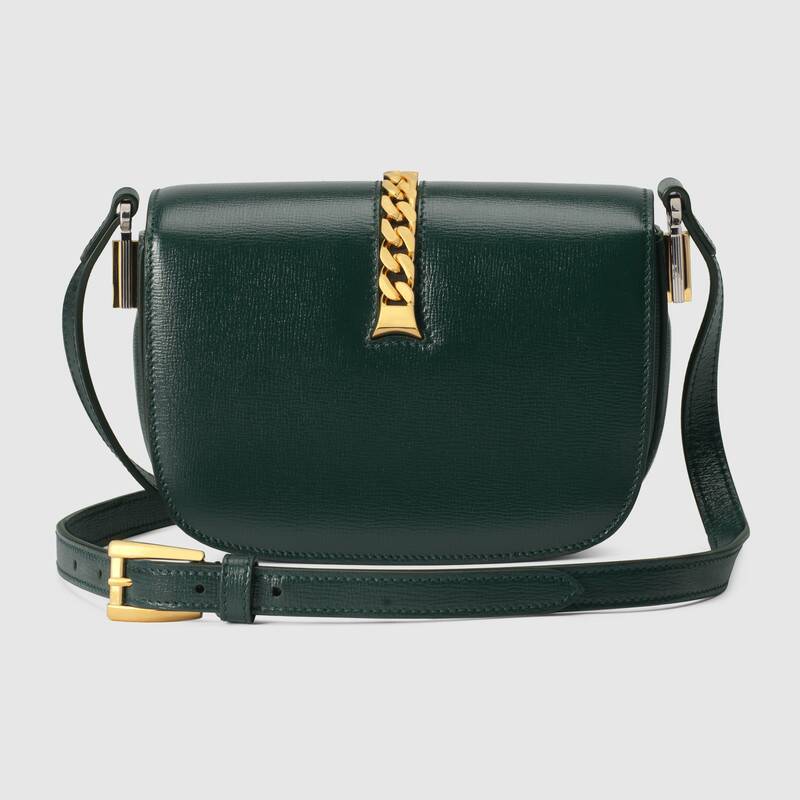 Gucci Sylvie 1969 Mini Shoulder Bag 615965 Green